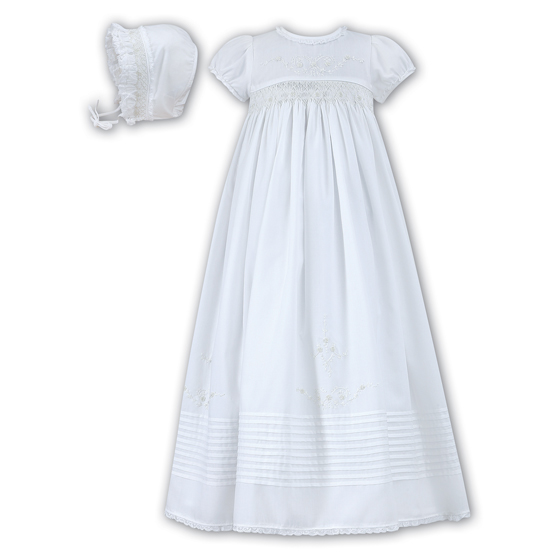 Sarah Louise Christening Gown & Bonnet - 1168